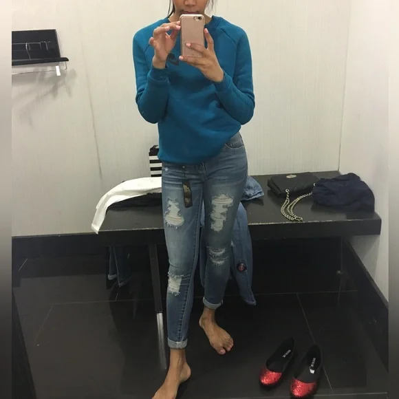 NWOT Bebe distressed jeans Size 25 - Picture 5 of 5